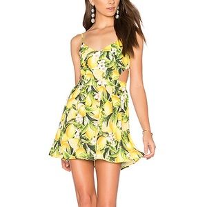 Yellow lemon dress